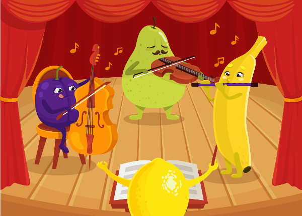 Такие разные фрукты